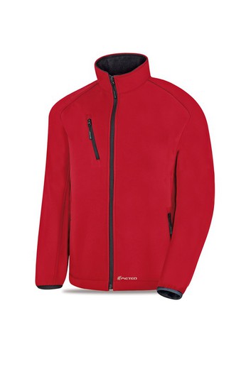 Cazadora Softshell triple lámina modelo CUARZO Rojo