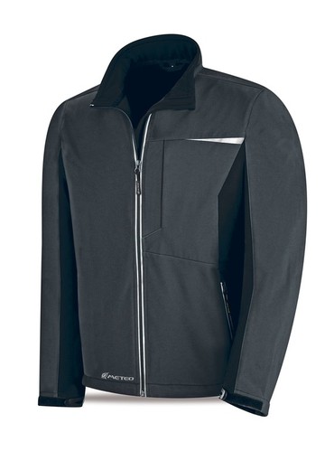 Cazadora Softshell triple lámina modelo GRAFITO