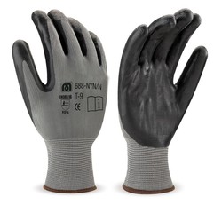 688-NYN/N GUANTE NYLON NITRILO NEGRO