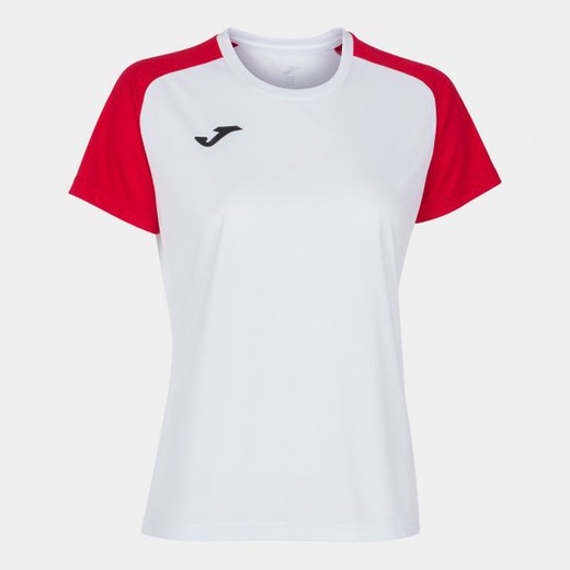 Academy Iv Short Sleeve T-Shirt White Red