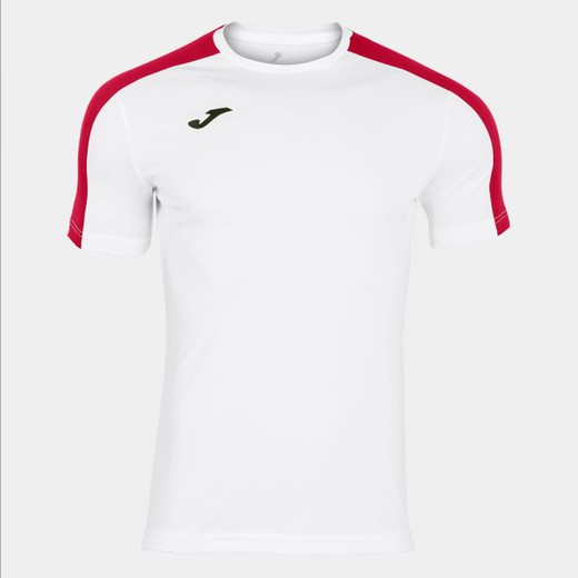 Academy Short Sleeve T-Shirt White Red