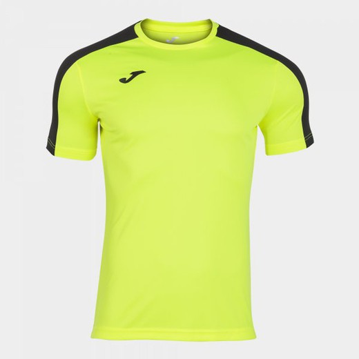 Academy T-Shirt Fluor Yellow-Black S/S