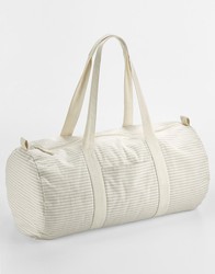 Bolsa algodón orgánico a rallas Barrel