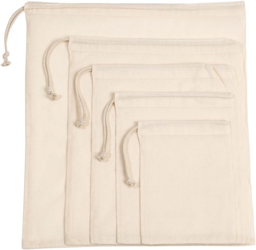 Organic Cotton Bag - Drawstring Closure