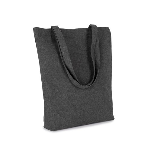 Borsa shopper in cotone "K-loop project" reciclato