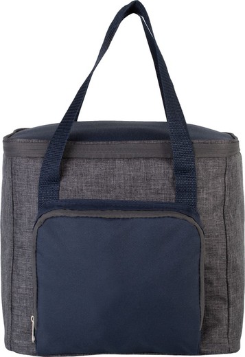 Insulated bag with zip pocket