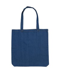 Unisex Organic Long Handle Denim Tote Bag