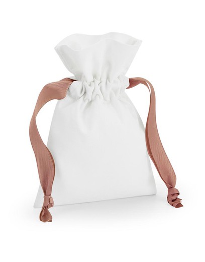 Sac cadeau en coton avec cordon coulissant