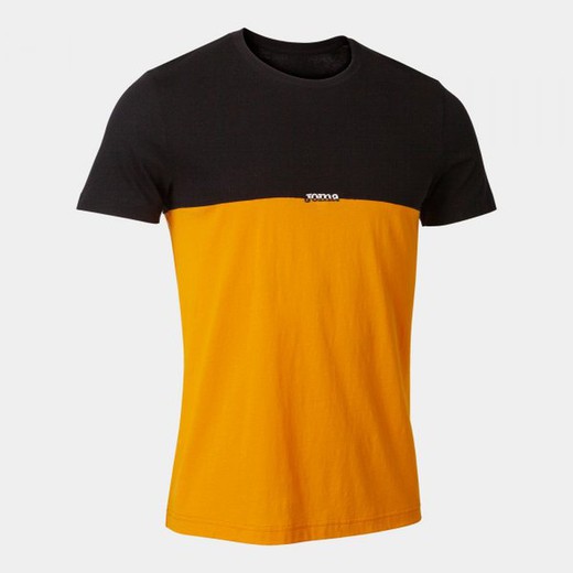 California Short Sleeve T-Shirt Black Orange