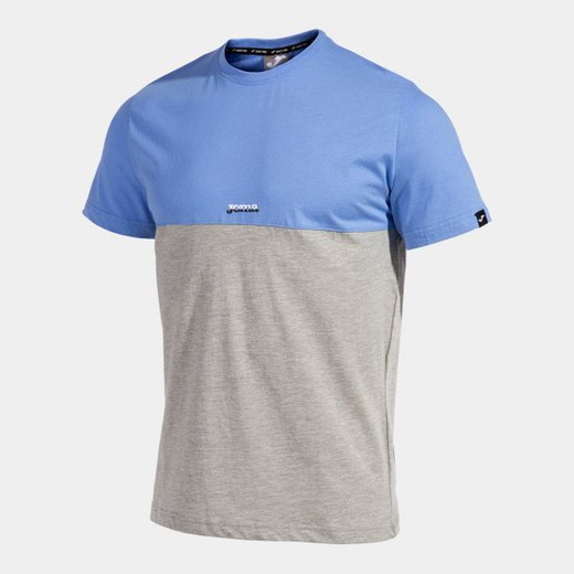 California Short Sleeve T-Shirt Blue Melange Grey