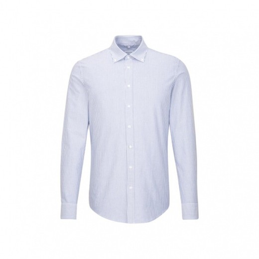 Camisa Slim Fit com botões para cima