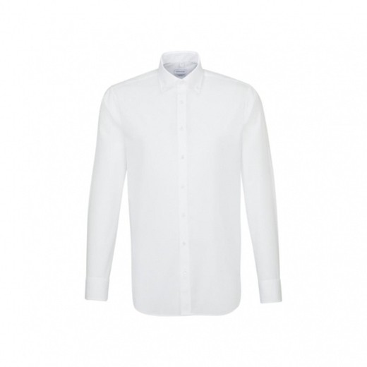 Chemise coupe slim avec col business boutonné