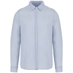 Camicia uomo in cotone twill