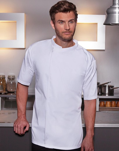 Camisa de Chef Manga corta Shirt Basic