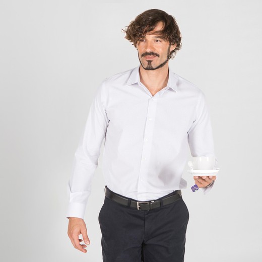 Camisa Hombre Gianni Slim Fit Pop.   Punteado