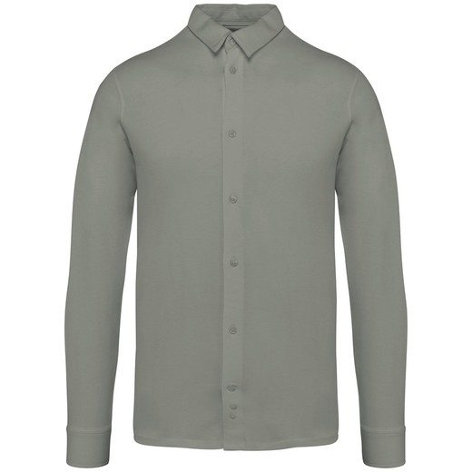 Camicia uomo ecosostenibile in jersey