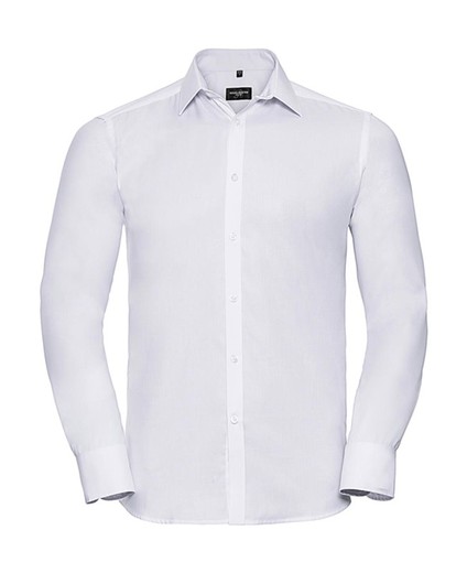 Herringbone long sleeve shirt for men