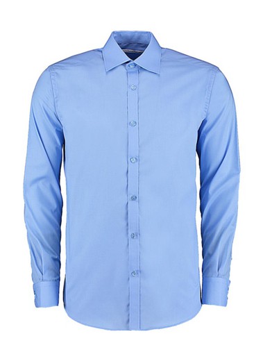 Fitted long-sleeved shirt