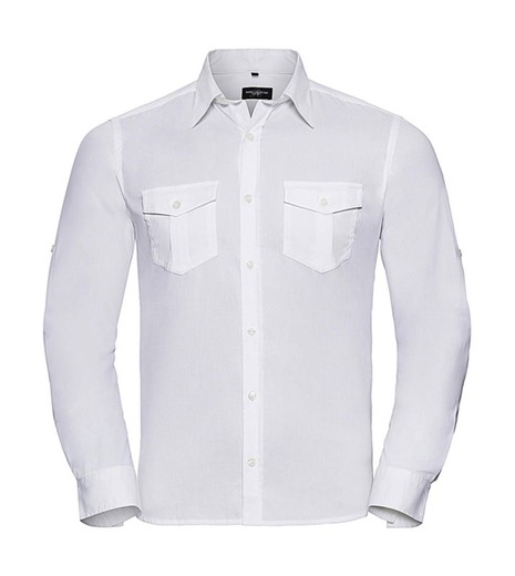 Sleeveless shirt with pockets for men