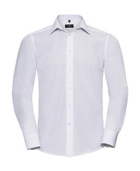 Camicia in popeline manica lunga uomo