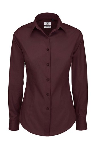 Camisa Stretch Popeline Black Tie LSL / Mulher