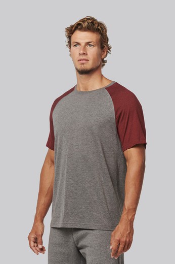 Bicolor Triblend Sport Short Sleeve Adult T-Shirt