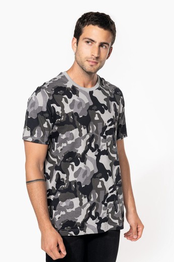 Camiseta camuflagem masculina