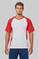 CAMISETA DEPORTIVA BICOLOR SIN MANGAS