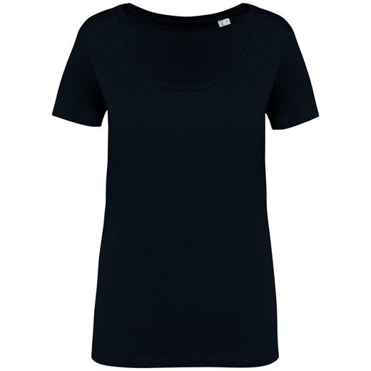 Umweltfreundliches Damen-Slub-T-Shirt