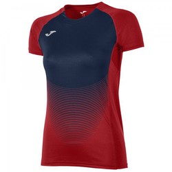 Camiseta Elite Vi Rojo-Marino M/C Mujer