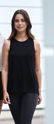 Sleeveless Open Back T-shirt