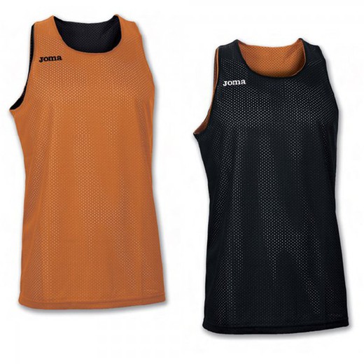 Camiseta Reversible Aro Naranja / Negro