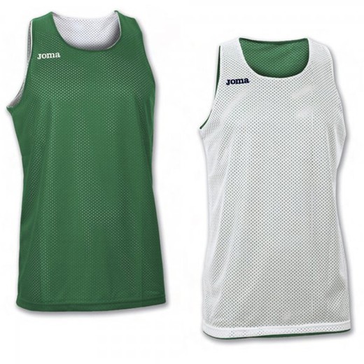 Camiseta Reversible Aro Verde-Blanco S/M