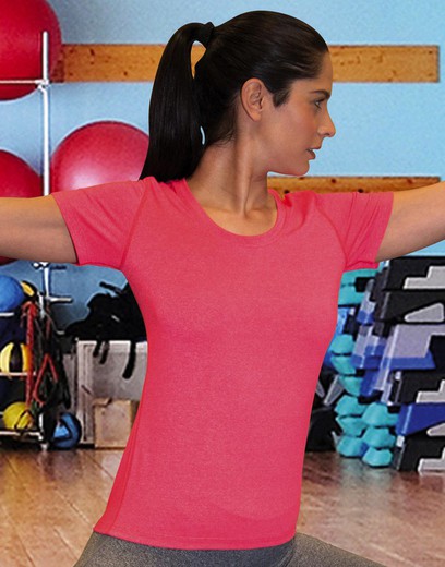 T-shirt Shiny Fitness pour femme