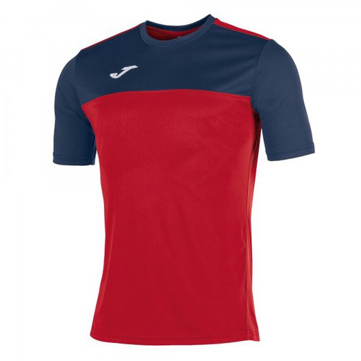 Camiseta Winner Rojo-Marino M/C