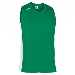 T-Shirt Cancha Iii Vert-Blanc Sans Manches