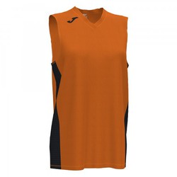 Cancha Iii T-Shirt Orange-Black Sleeveless