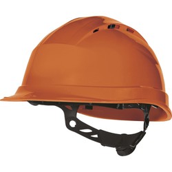 Casco de obra ventilado - ajustable por sistema rotor