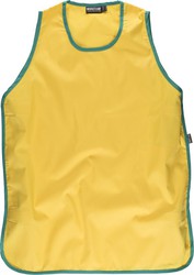 Casulla bicolor con ajustes laterales de velcro Amarillo