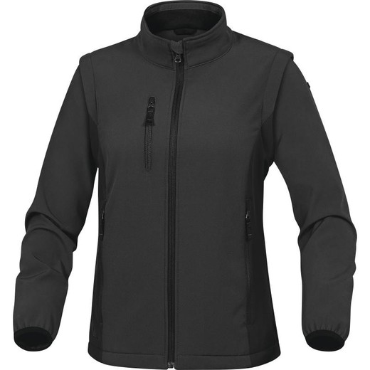 Cazadora softshell 96% poliéster 4% elastano - mangas desmontables