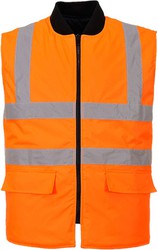 Hi-Vis Reversible Bodywarmer