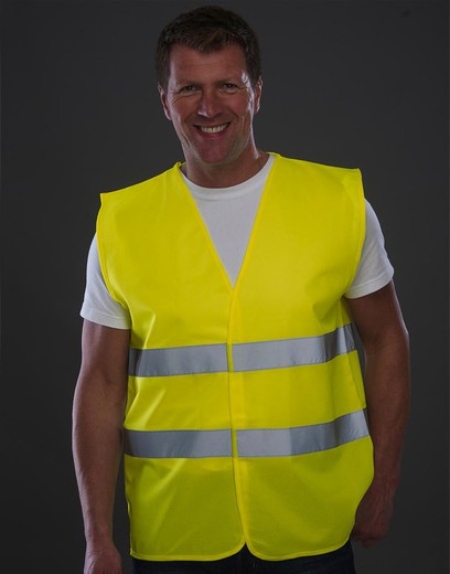 Fluo 2-band safety vest