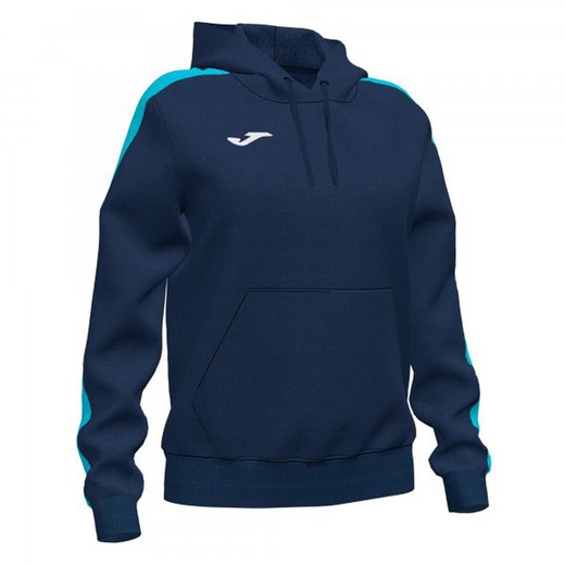 Championship Iv Hoodie Navy Fluor Turquoise