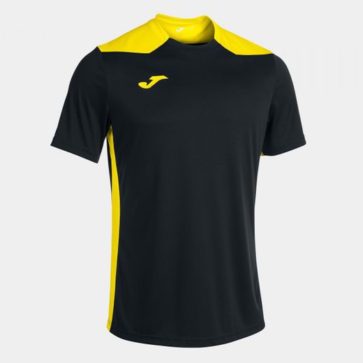 Championship Vi Short Sleeve T-Shirt Black Yellow
