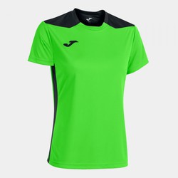 T-Shirt Manche Courte Championship Vi Vert Fluo Noir