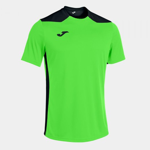 Championship Vi Short Sleeve T-Shirt Fluor Green Black