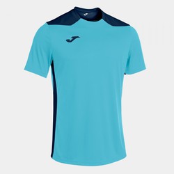 T-Shirt Manche Courte Championship Vi Fluor Turquoise-Marine