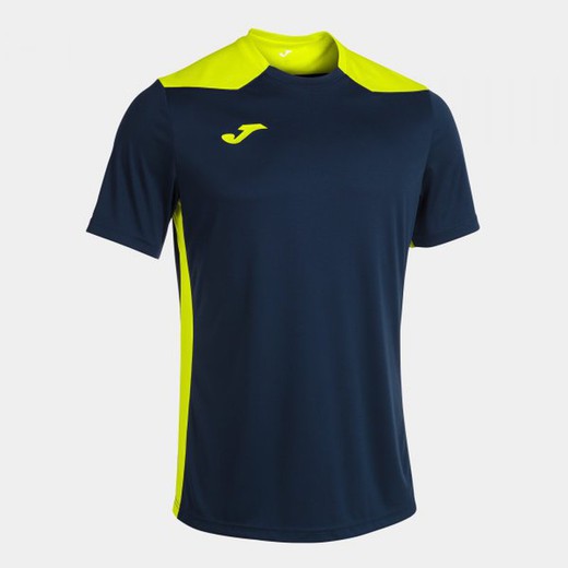 Championship Vi Short Sleeve T-Shirt Navy Fluor Yellow