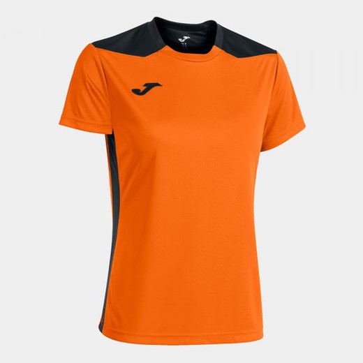 Championship Vi Short Sleeve T-Shirt Orange Black