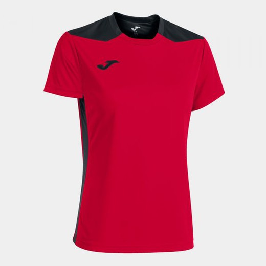 Championship Vi Short Sleeve T-Shirt Red Black